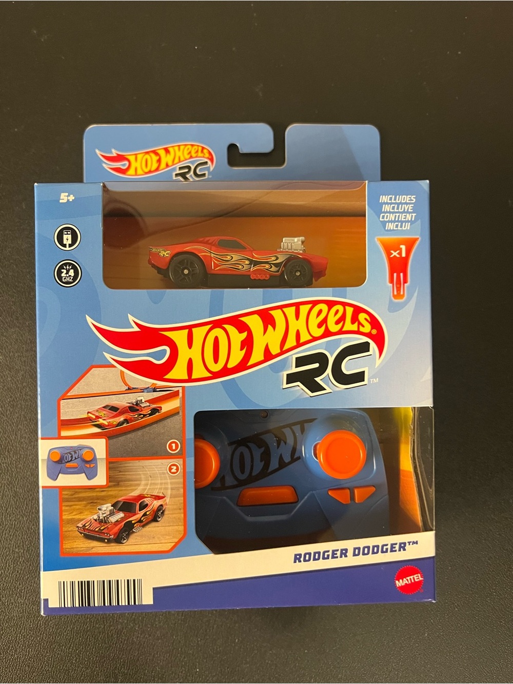 Mattel Hot Wheels 2020 RC Rodger Dodger Remote Control #GWB73 1:64 Scale 2.4GHZ